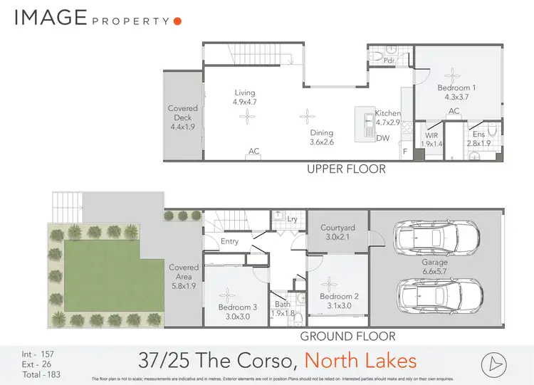 Floorplan of Homely townhouse listing, 37/25 The Corso, North Lakes QLD 4509