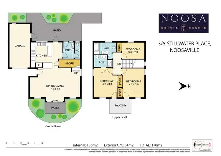 Floorplan of Homely unit listing, 3/5 Stillwater Place, Noosaville QLD 4566
