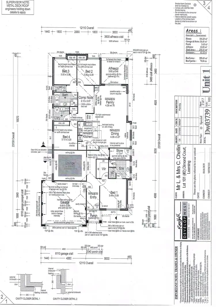 Floorplan of Homely house listing, 4 Dimond Court, Leeming WA 6149