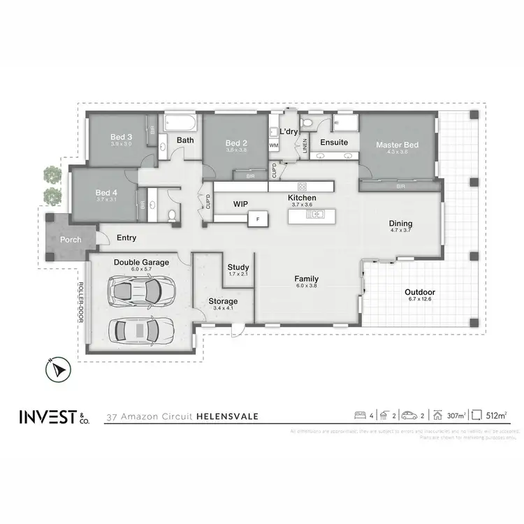 Floorplan of Homely house listing, 37 Amazon Circuit, Helensvale QLD 4212