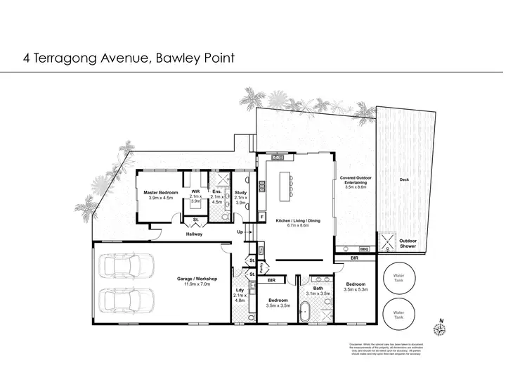 Floorplan of Homely house listing, 4 Terragong Avenue, Bawley Point NSW 2539