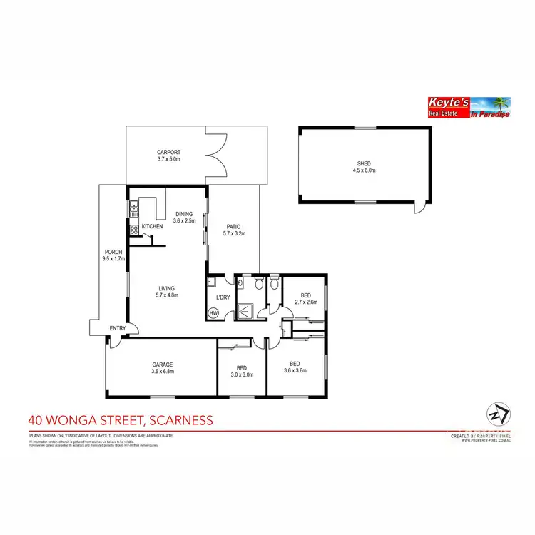 Floorplan of Homely house listing, 40 Wonga Street, Scarness QLD 4655