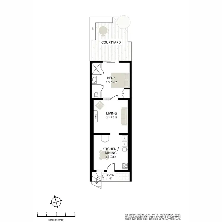 Floorplan of Homely apartment listing, 1/106 Albion Street, Surry Hills NSW 2010