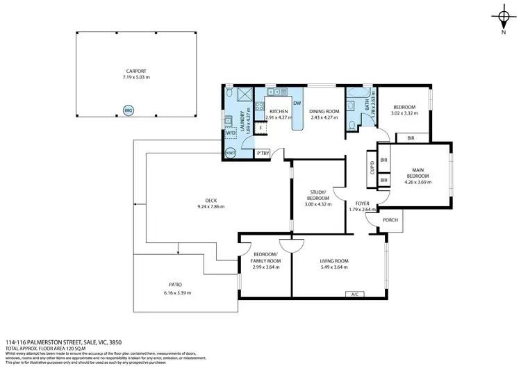 Floorplan of Homely house listing, 114-116 Palmerston Street, Sale VIC 3850