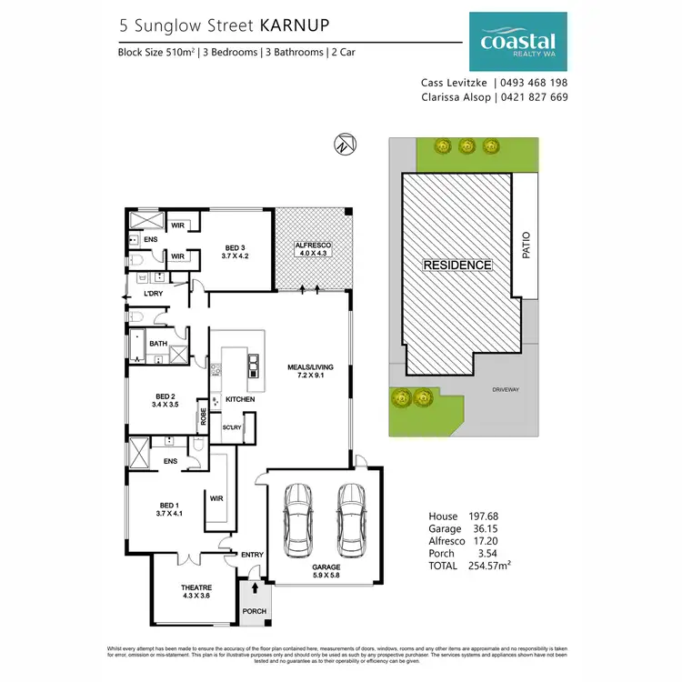 Floorplan of Homely house listing, 5 Sunglow Street, Karnup WA 6176