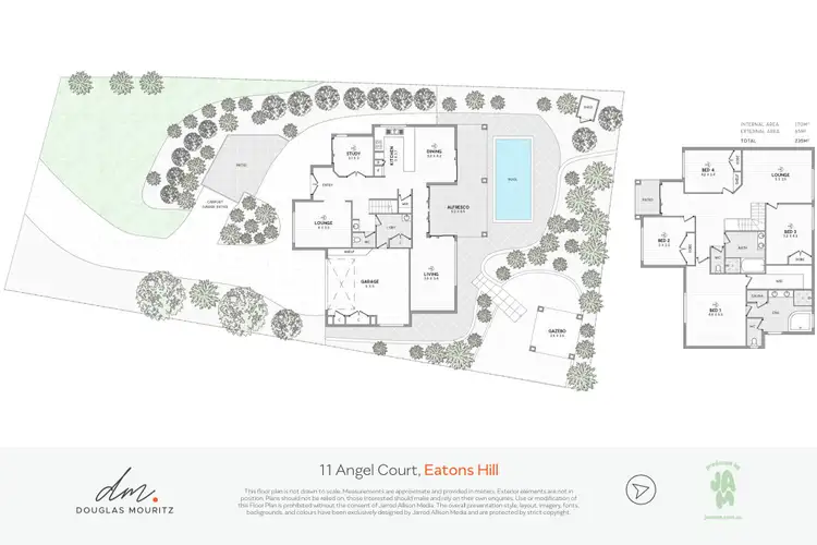 Floorplan of Homely house listing, 11 Angel Court, Eatons Hill QLD 4037