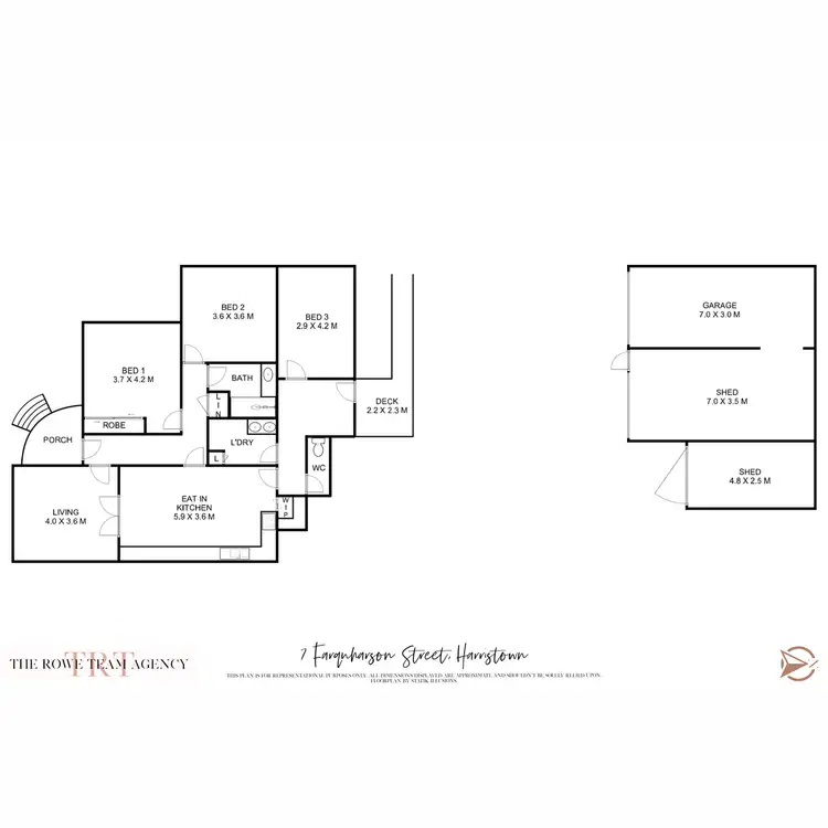 Floorplan of Homely house listing, 7 Farquharson Street, Harristown QLD 4350