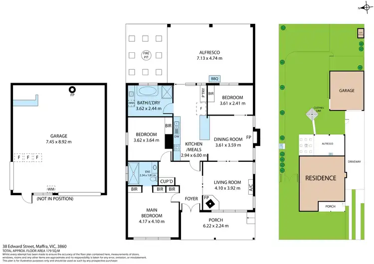Floorplan of Homely house listing, 38 Edward Street, Maffra VIC 3860