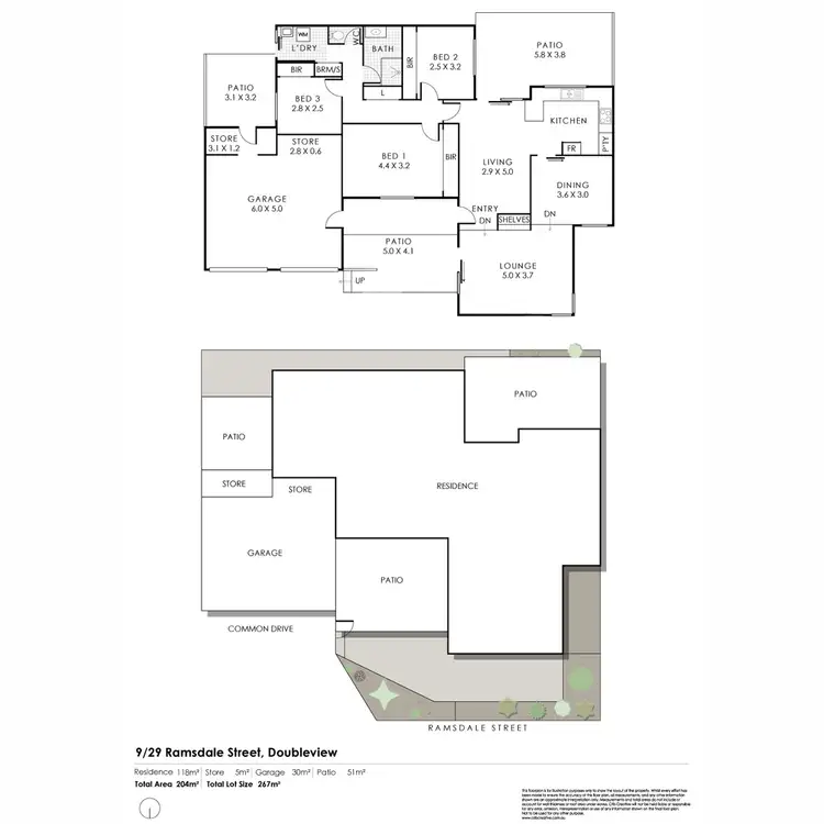 Floorplan of Homely villa listing, 9/29 Ramsdale Street, Doubleview WA 6018