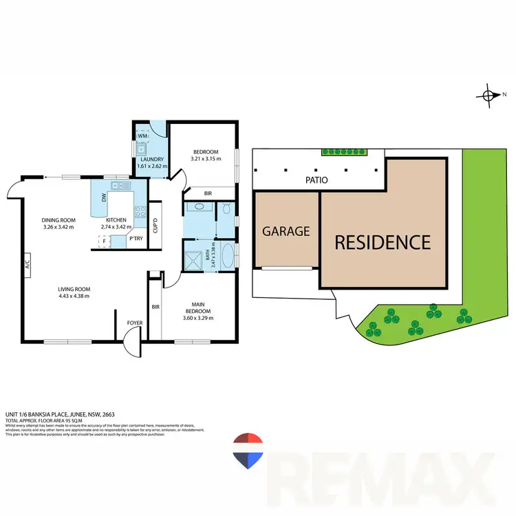 Floorplan of Homely house listing, 1/6 Banksia Place, Junee NSW 2663