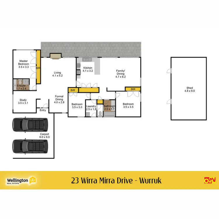 Floorplan of Homely house listing, 23 Wirra Mirra Drive, Wurruk VIC 3850