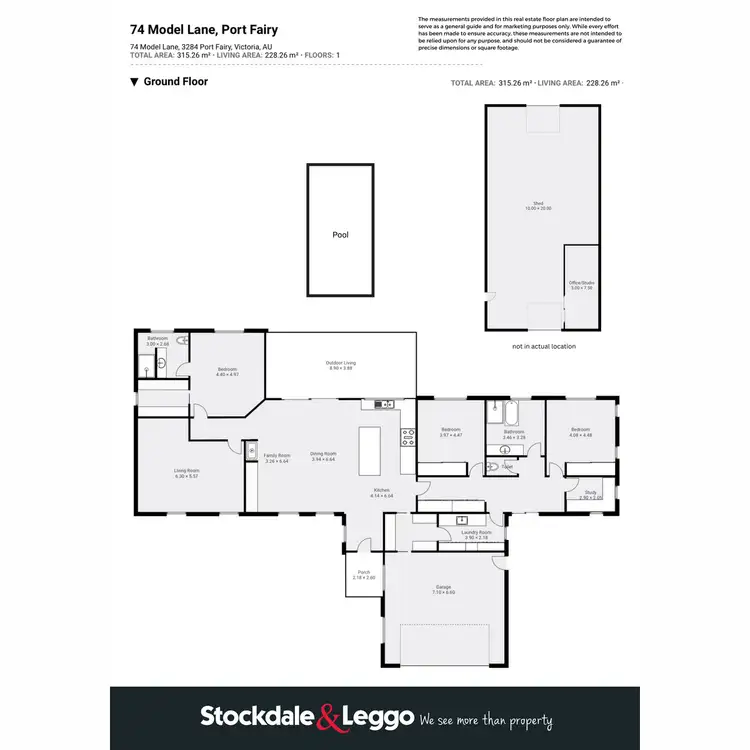 Floorplan of Homely house listing, 74 Model Lane, Port Fairy VIC 3284