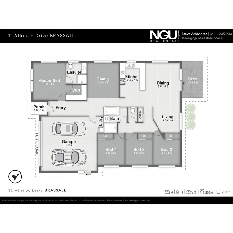 Floorplan of Homely house listing, 11 Atlantic Drive, Brassall QLD 4305