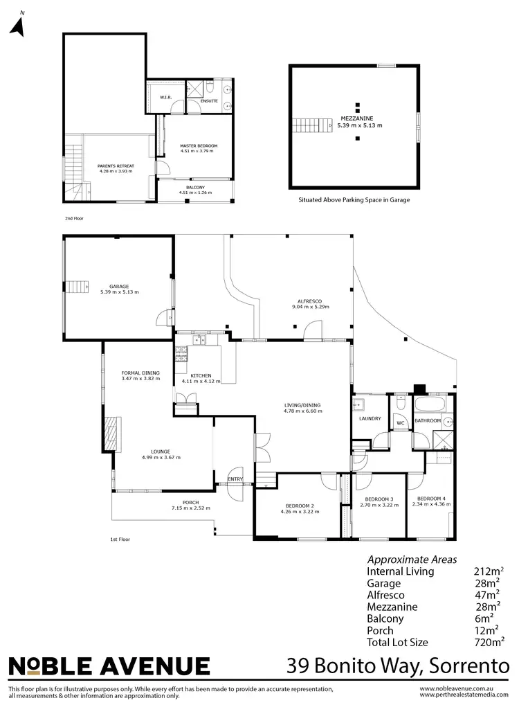 Floorplan of Homely house listing, 39 Bonito Way, Sorrento WA 6020