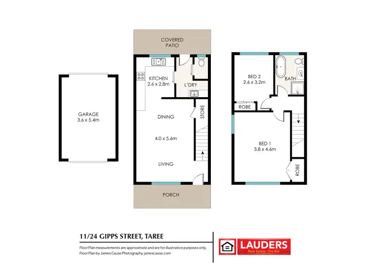 Floorplan of Homely townhouse listing, 11/24 Gipps Street, Taree NSW 2430