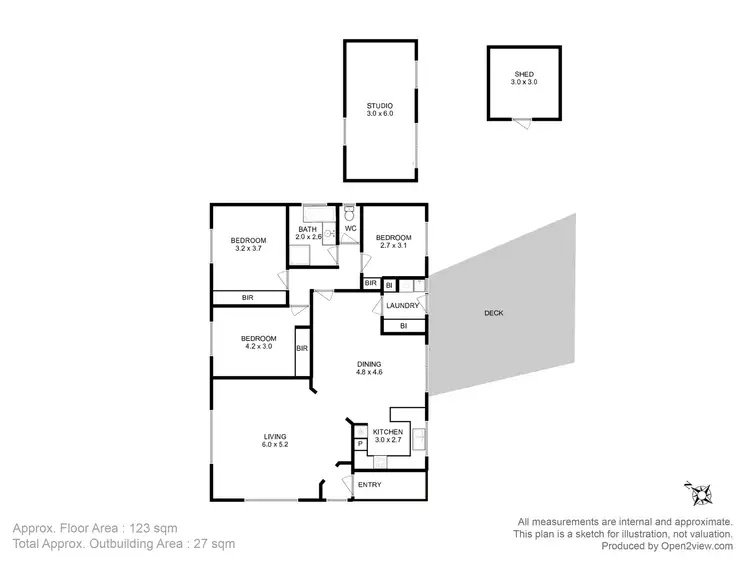 Floorplan of Homely house listing, 11 Cloak Place, Old Beach TAS 7017