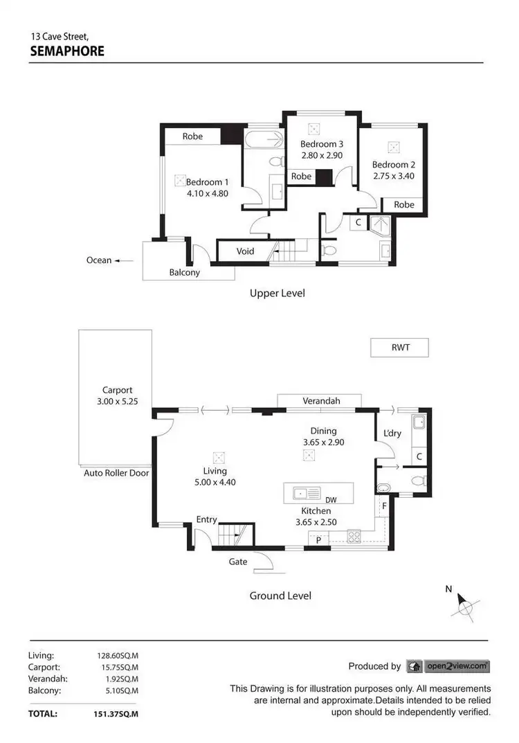 Floorplan of Homely house listing, 13 Cave Street, Semaphore SA 5019