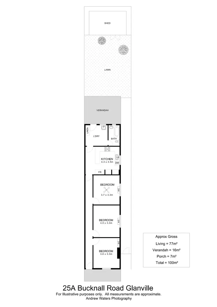 Floorplan of Homely house listing, 25A Bucknall Road, Glanville SA 5015