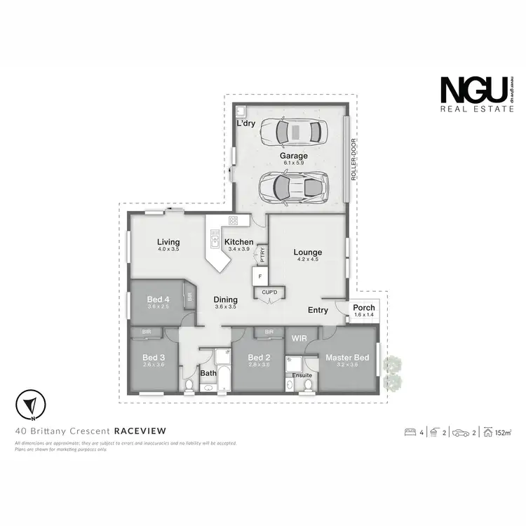 Floorplan of Homely house listing, 40 Brittany Crescent, Raceview QLD 4305