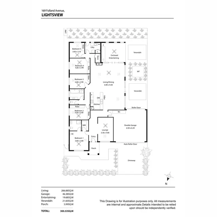 Floorplan of Homely house listing, 169 Folland Avenue, Lightsview SA 5085