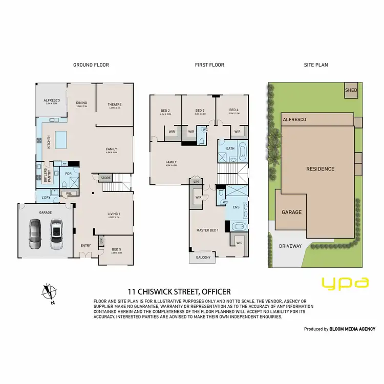 Floorplan of Homely house listing, 11 Chiswick Street, Officer VIC 3809