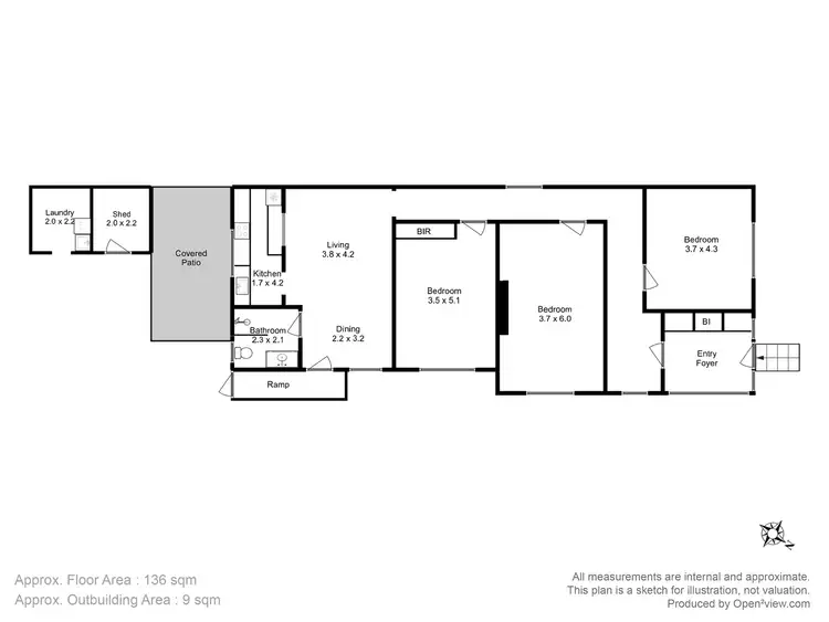 Floorplan of Homely house listing, 6 Gourlay Street, West Hobart TAS 7000