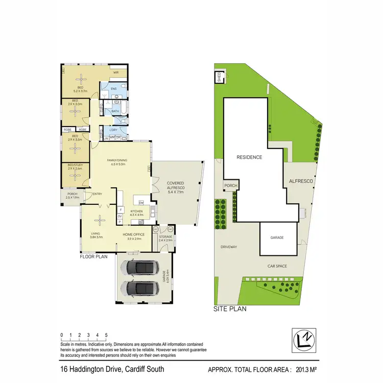 Floorplan of Homely house listing, 16 Haddington Drive, Cardiff South NSW 2285