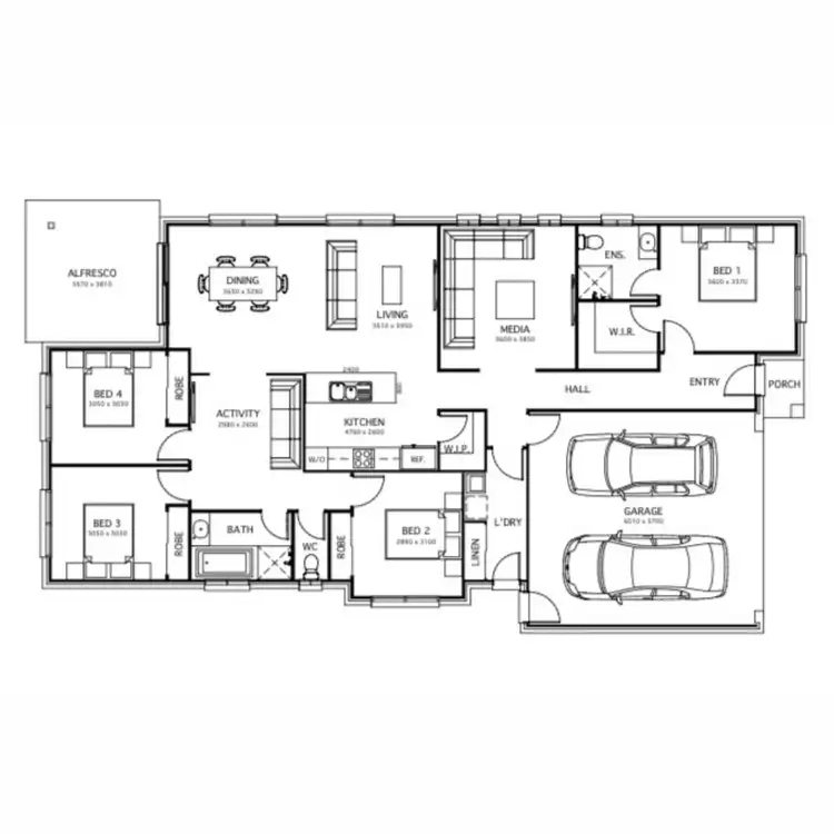 Floorplan of Homely house listing, 11 Rosemary Street, Greenbank QLD 4124