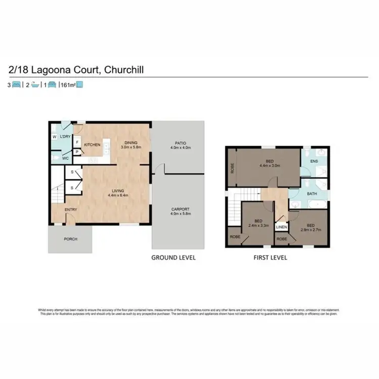 Floorplan of Homely house listing, 2/18 Lagoona Court, Churchill QLD 4305