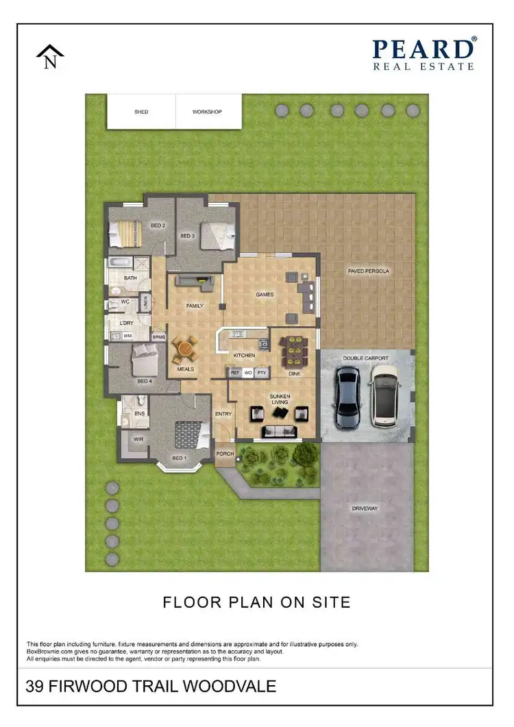 Floorplan of Homely house listing, 39 Firwood Trail, Woodvale WA 6026