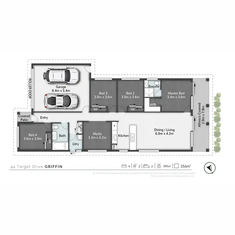 Floorplan of Homely house listing, 44 Target Drive, Griffin QLD 4503