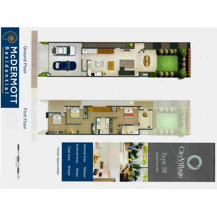 Floorplan of Homely townhouse listing, 2 Fairlight Avenue, Robina QLD 4226