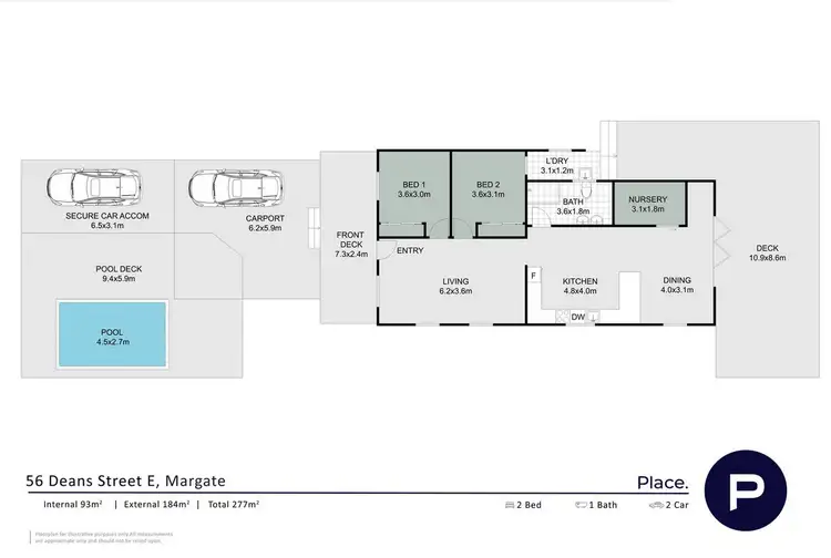 Floorplan of Homely house listing, 58 Deans Street East, Margate QLD 4019