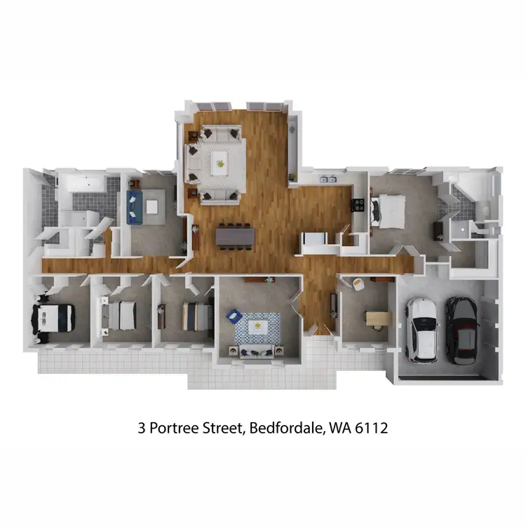 Floorplan of Homely house listing, 3 Portree Street, Bedfordale WA 6112