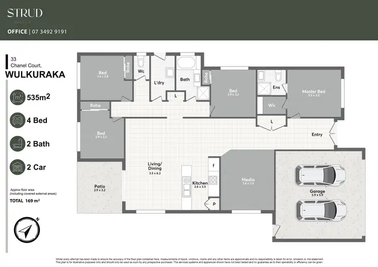 Floorplan of Homely house listing, 33 Chanel Court, Wulkuraka QLD 4305