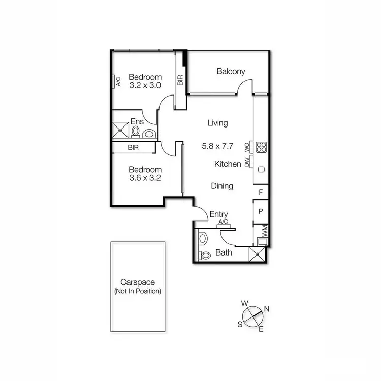 Floorplan of Homely apartment listing, 905/12-14 Claremont Street, South Yarra VIC 3141