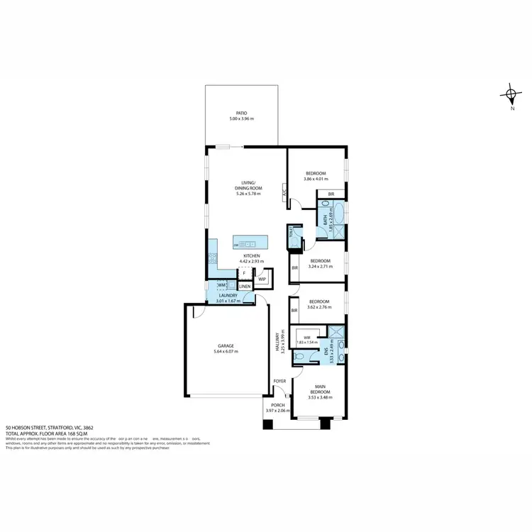 Floorplan of Homely house listing, 50 Hobson Street, Stratford VIC 3862