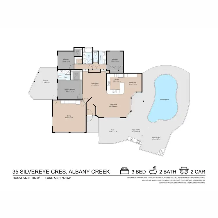 Floorplan of Homely house listing, 35 Silvereye Crescent, Albany Creek QLD 4035