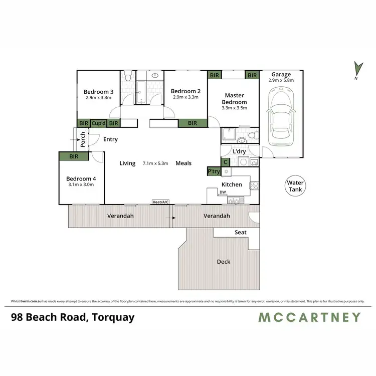Floorplan of Homely house listing, 98 Beach Road, Torquay VIC 3228