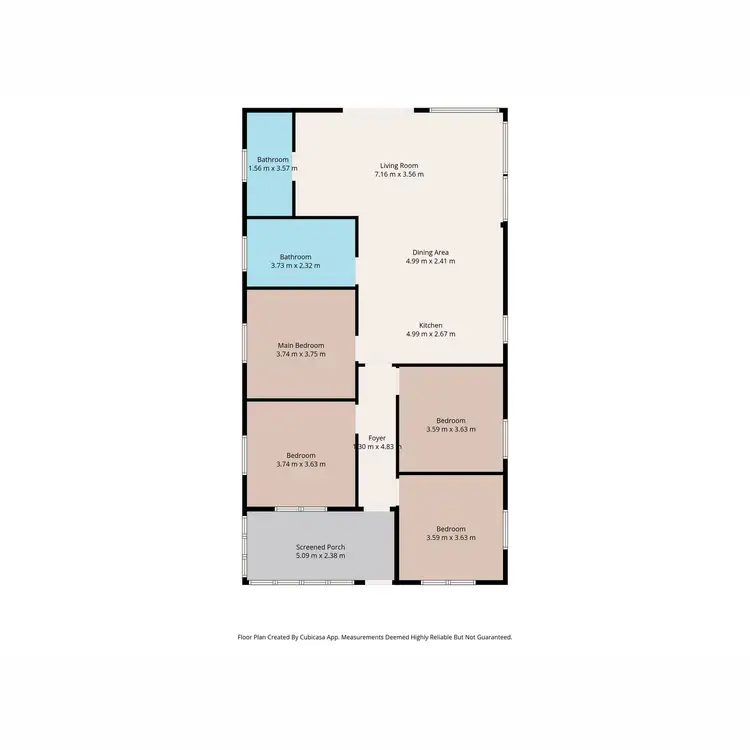 Floorplan of Homely house listing, 104 Chandos Street, Gunnedah NSW 2380