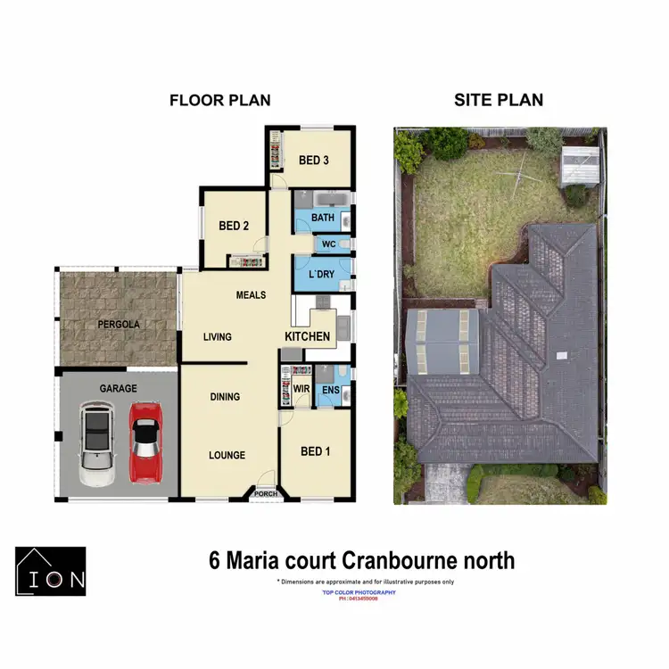Floorplan of Homely house listing, 6 Maria Court, Cranbourne North VIC 3977