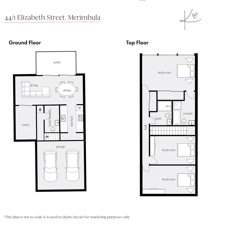 Floorplan of Homely townhouse listing, 44/1 Elizabeth Street, Merimbula NSW 2548
