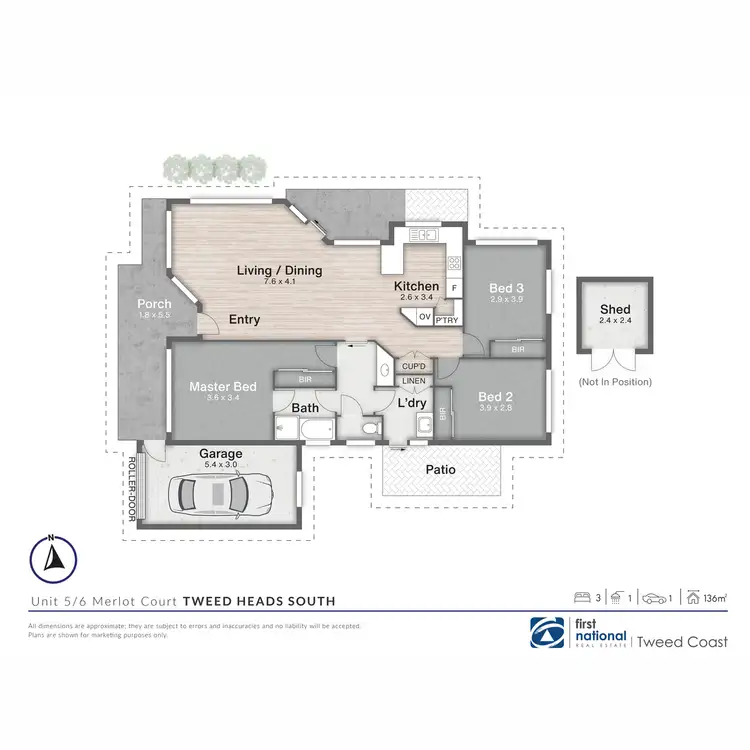 Floorplan of Homely house listing, 5/6 Merlot Court, Tweed Heads South NSW 2486