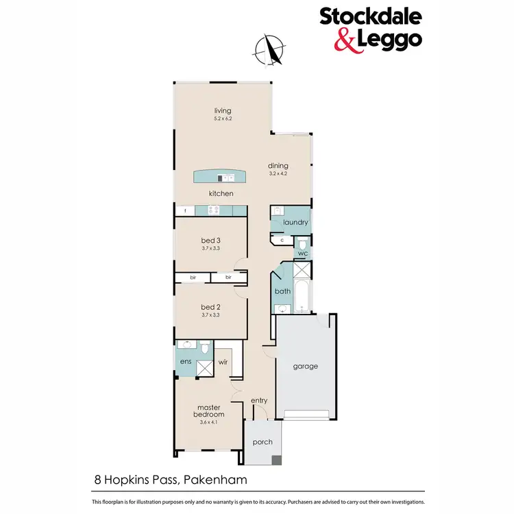 Floorplan of Homely house listing, 8 Hopkins Pass, Pakenham VIC 3810