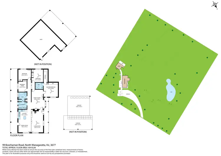 Floorplan of Homely house listing, 99 Boorhaman Road, North Wangaratta VIC 3678