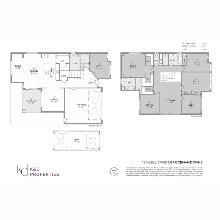 Floorplan of Homely house listing, 12 Noble Street, Bridgeman Downs QLD 4035