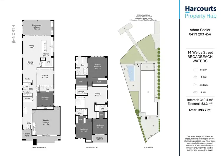 Floorplan of Homely house listing, 14 Welby Street, Broadbeach Waters QLD 4218