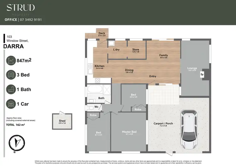 Floorplan of Homely house listing, 103 Winslow Street, Darra QLD 4076