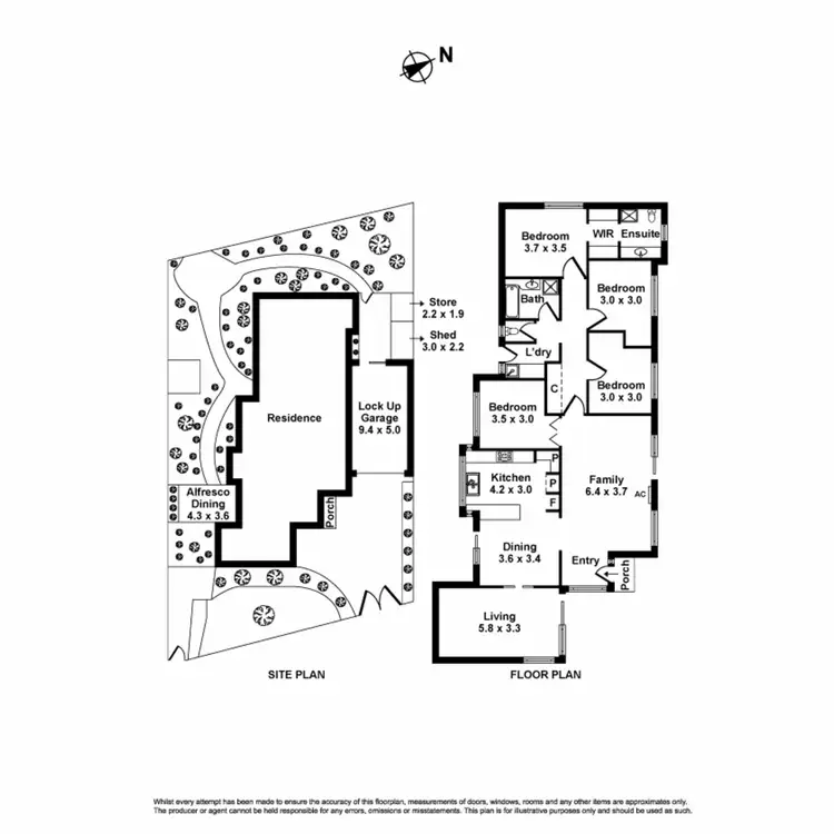 Floorplan of Homely house listing, 74 Seabrook Boulevard, Seabrook VIC 3028