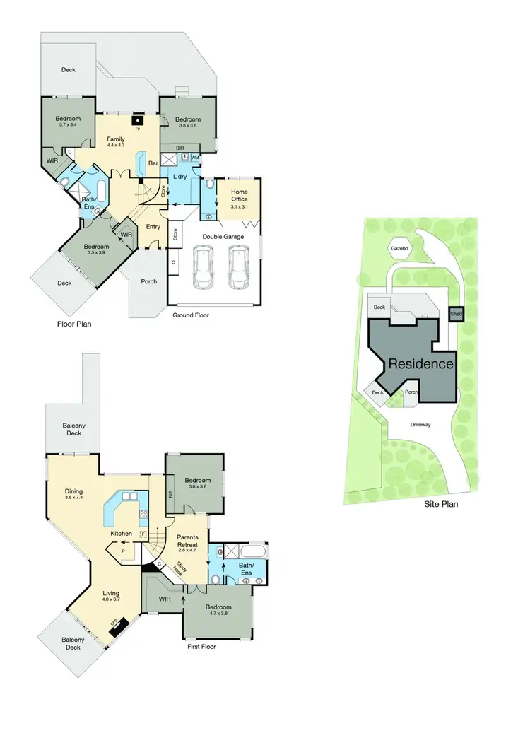 Floorplan of Homely house listing, 97 Creedmore Drive, Rye VIC 3941